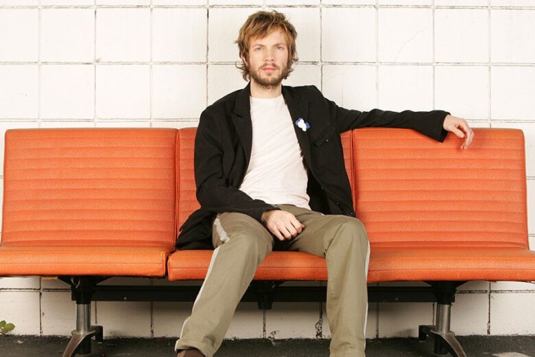 This image is about musician Beck