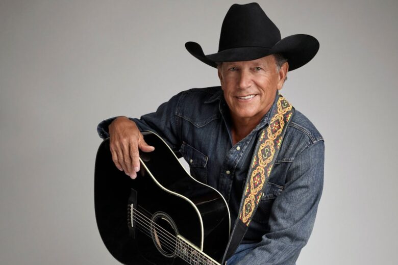 This image is about the king of country music George Strait