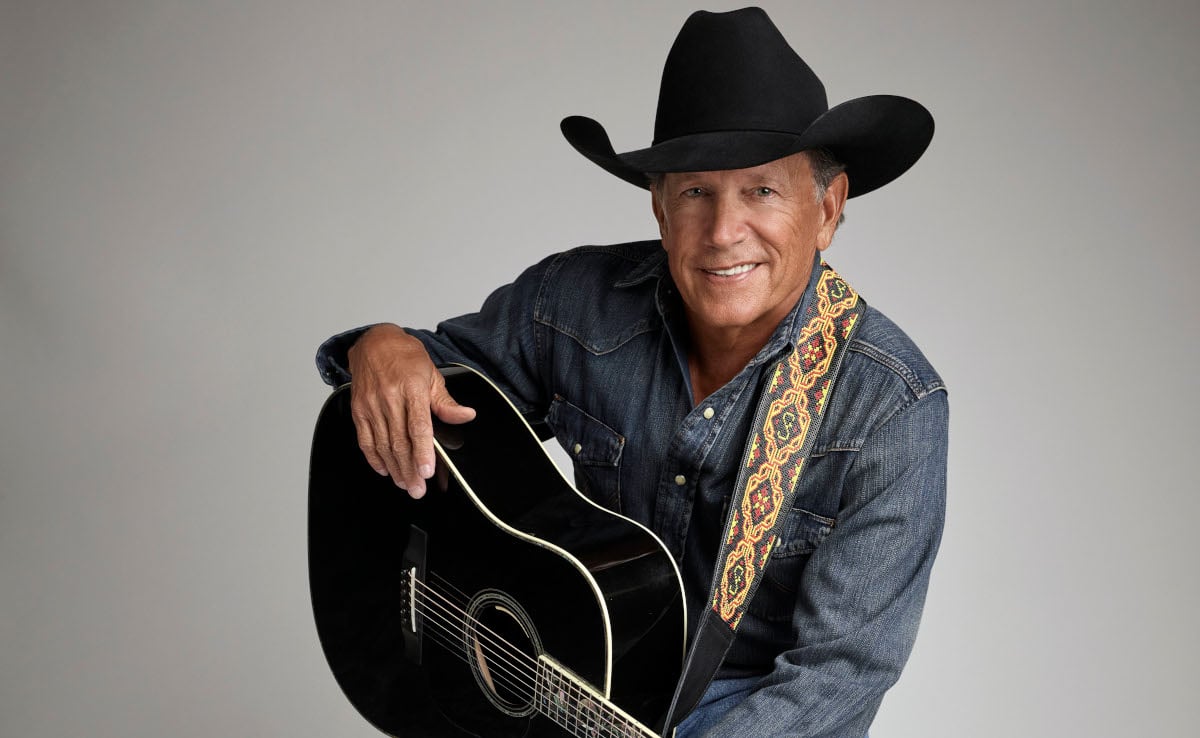 This image is about the king of country music George Strait