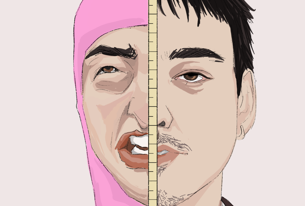 This image is about Joji & Pink Guy