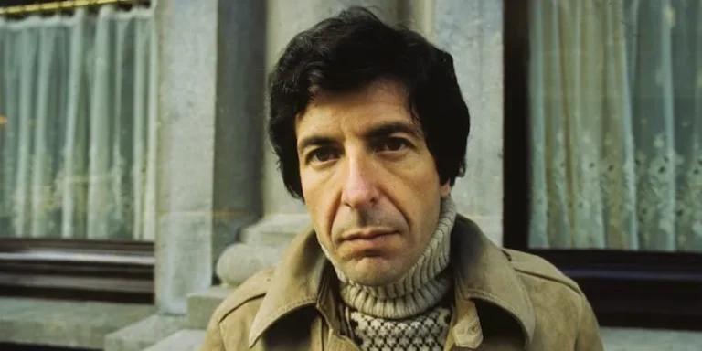 This image is about Leonard Cohen