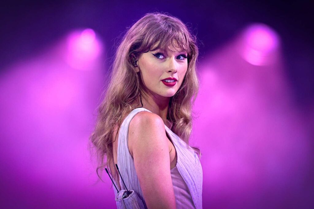 This image is about the pop star Taylor Swift