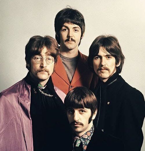 This image is about the legendary band The Beatles