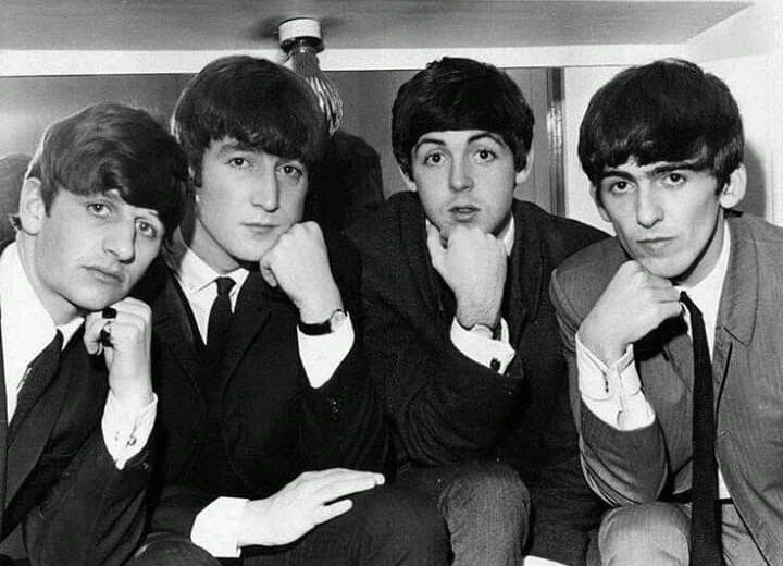 This image is about the band The Beatles