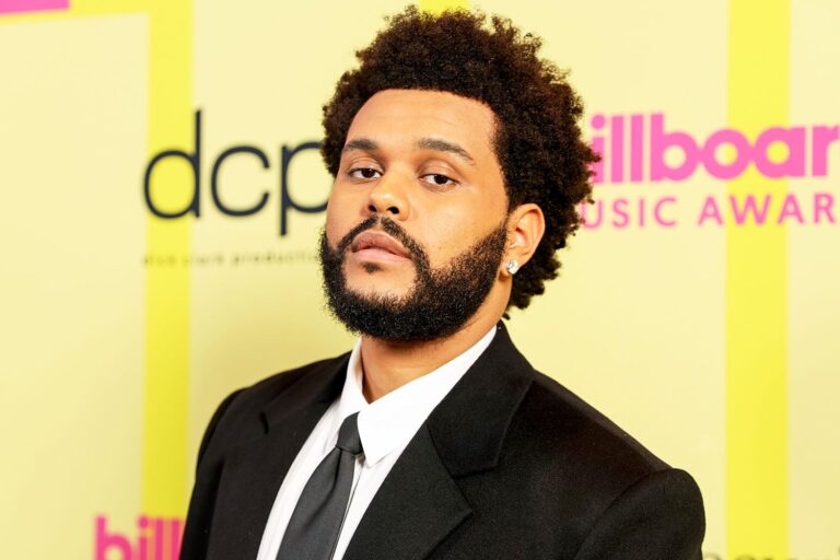 This image is about the popstar The Weeknd
