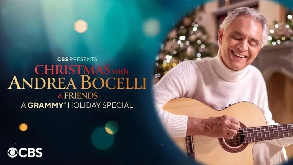 This image is about the musical event Christmas With Andrea Bocelli and Friends
