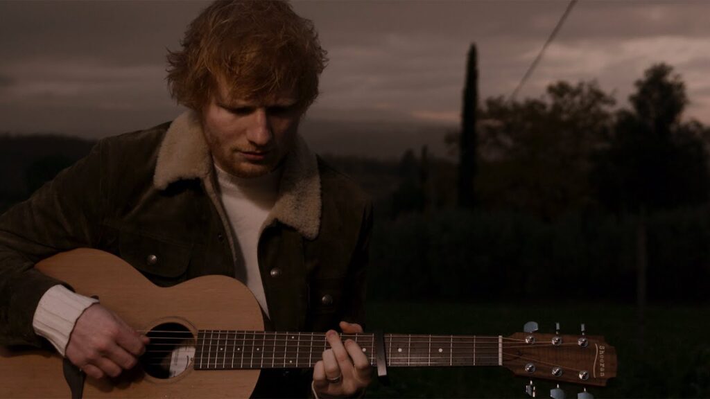 This image is about the English singer songwriter Ed Sheeran