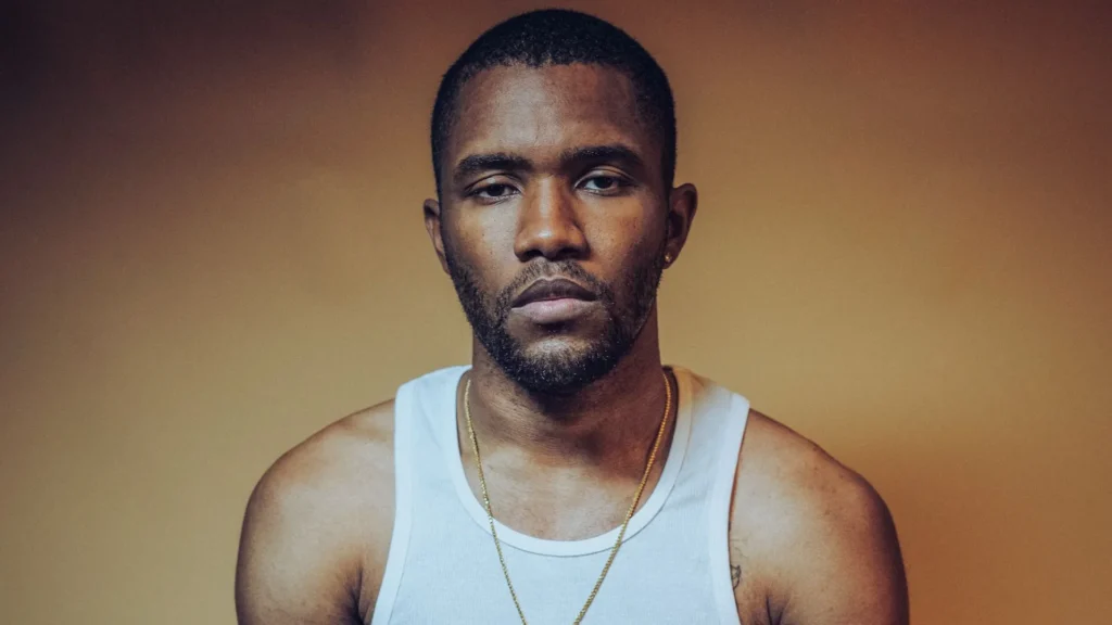 This image is about the singer Frank Ocean