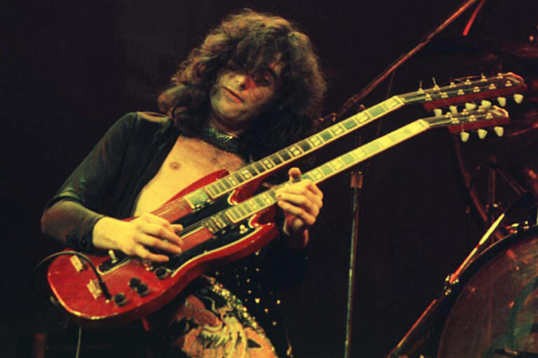 This image is about the legendary guitarist Jimmy Page