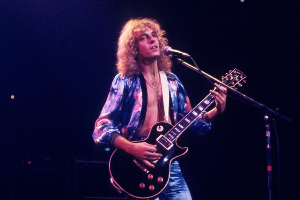 This image is about the singer songwriter Peter Frampton