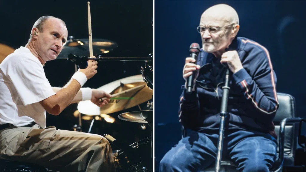 This image is about the legendary musician Phil Collins