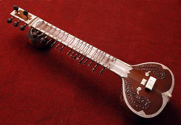 This image is about the instrument Sitar