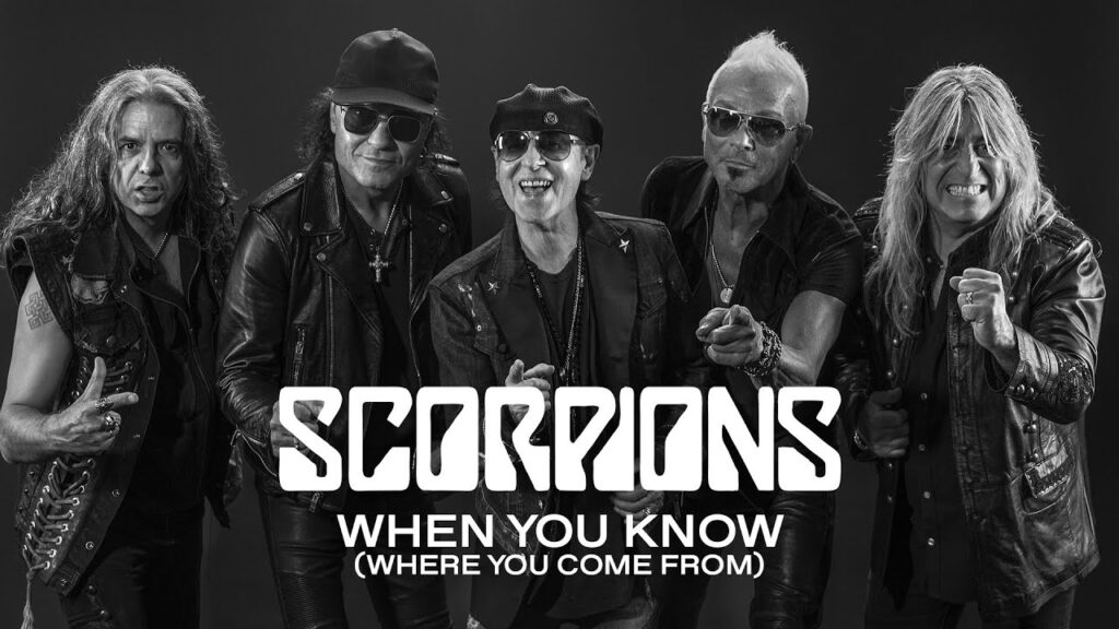 This image is about the German band Scorpions